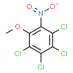 1,2,3,4-Tetrachloro-5-methoxy-6-nitrobenzene structure