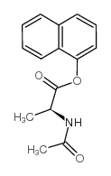 乙酰化-L-丙氨酸-Alpha-萘基酯结构式