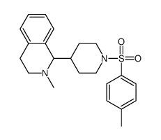 2-methyl-1-[1-(4-methylphenyl)sulfonylpiperidin-4-yl]-3,4-dihydro-1H-isoquinoline结构式