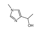 1-(1-methylimidazol-4-yl)ethanol结构式