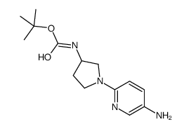 tert-Butyl [1-(5-aminopyridin-2-yl)pyrrolidin-3-yl]carbamate picture