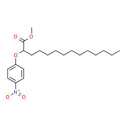 methyl 2-(p-nitrophenoxy)tetradecanoate structure