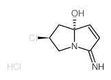 1H-Pyrrolizin-7a(5H)-ol,2-chloro-2,3-dihydro-5-imino-, monohydrochloride, (2S-trans)- (9CI) picture