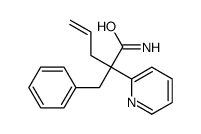 alpha-Allyl-alpha-benzyl-2-pyridineacetamide structure