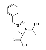 (2R)-2-acetamido-3-benzylsulfinylpropanoic acid结构式