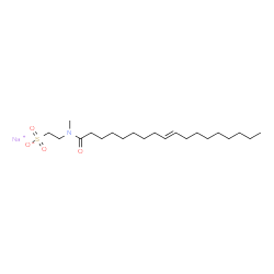 sodium 2-[methyl(1-oxo-9-octadecenyl)amino]ethanesulphonate structure