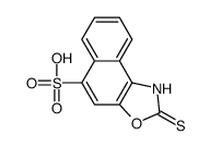 2-sulfanylidene-1H-benzo[e][1,3]benzoxazole-5-sulfonic acid结构式