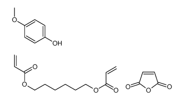 furan-2,5-dione,4-methoxyphenol,6-prop-2-enoyloxyhexyl prop-2-enoate Structure