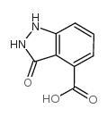 1H-Indazole-4-carboxylicacid, 2,3-dihydro-3-oxo- structure