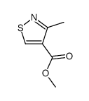 4-Isothiazolecarboxylic acid, 3-Methyl-, Methyl ester结构式