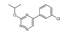 1,2,4-Triazine, 5-(3-chlorophenyl)-3-(1-methylethoxy)- picture