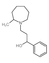 3-(2-methylazepan-1-yl)-1-phenyl-propan-1-ol结构式