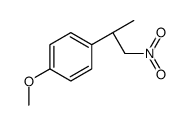 Benzene, 1-methoxy-4-[(1S)-1-methyl-2-nitroethyl]- (9CI) structure