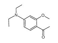 1-(4-diethylamino-2-methoxyphenyl)ethanone结构式
