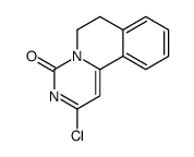 2-chloro-6,7-dihydropyrimido[6,1-a]isoquinolin-4-one结构式