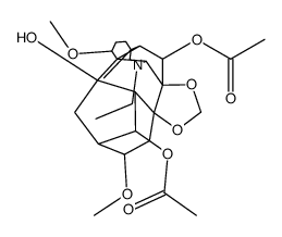 14-O-ACETYLDICTYOCARPINE结构式