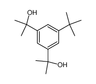 1-bis(1-hydroxy-1-methylethyl)-5-(1,1-dimethylethyl)benzene结构式