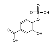 3-hydroxy-sulfonyloxybenzoic acid Structure