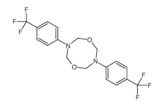 3,7-bis-(4-trifluoromethylphenyl)-1,5,3,7-dioxadiazocane结构式