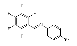 N-(4-bromophenyl)-1-(2,3,4,5,6-pentafluorophenyl)methanimine Structure