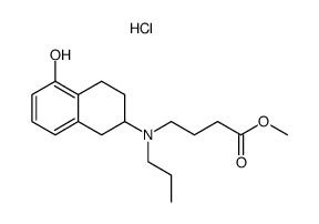 2--N-n-propylamino>-5-hydroxytetralin hydrochloride Structure