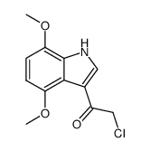 3-chloroacetyl-4,7-dimethoxyindole Structure