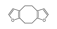 4H,5H,9H,10H-cycloocta[1,2-b:6,5-b']difuran结构式