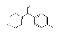 4-(4-Iodobenzoyl)morpholine结构式