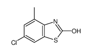 2(3H)-Benzothiazolone,6-chloro-4-methyl-(9CI) Structure