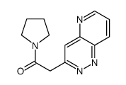 2-pyrido[3,2-c]pyridazin-3-yl-1-pyrrolidin-1-ylethanone结构式