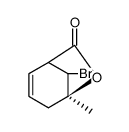 (5S)-8-bromo-5-methyl-6-oxabicyclo[3.2.1]oct-2-en-7-one Structure