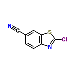 2-氯-6-氰基苯并噻唑结构式
