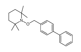 2,2,6,6-tetramethyl-1-[(4-phenylphenyl)methoxy]piperidine结构式