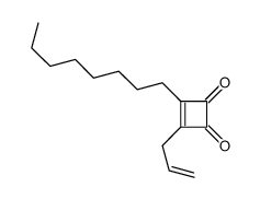 3-octyl-4-prop-2-enylcyclobut-3-ene-1,2-dione结构式