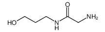 Acetamide, 2-amino-N-(3-hydroxypropyl) Structure