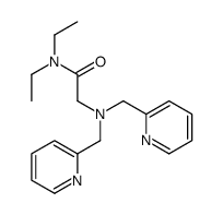 2-[bis(pyridin-2-ylmethyl)amino]-N,N-diethylacetamide结构式
