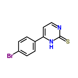 4-(4-bromophenyl)pyrimidine-2-thiol structure