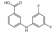 3-(3,5-difluoroanilino)benzoic acid Structure