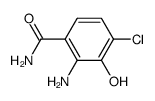 2-amino-3-hydroxy-4-chlorobenzamide结构式