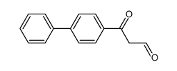 3-((1,1'-biphenyl)-4-yl)-3-oxopropionaldehyde oxime Structure