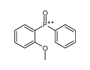 (2-methoxyphenyl)-oxo-phenylphosphanium Structure