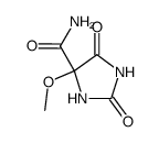 4-methoxy-2,5-dioxo-imidazolidine-4-carboxylic acid amide结构式