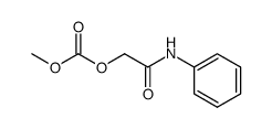 methoxycarbonyloxy-acetic acid anilide Structure