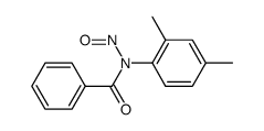 benzoic acid-(2,4-dimethyl-N-nitroso-anilide)结构式