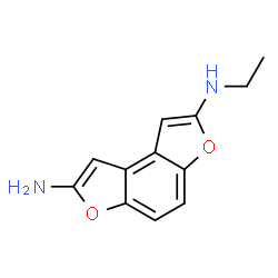 Benzo[1,2-b:4,3-b]difuran-2,7-diamine,N-ethyl- (9CI) structure