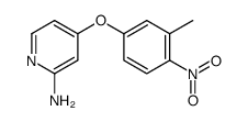 4-(3-methyl-4-nitrophenoxy)pyridin-2-ylamine Structure