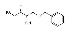 (2S,3R)-4-(benzyloxy)-2-methylbutane-1,3-diol结构式