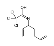 2,2,2-trichloro-N-hepta-1,6-dien-3-ylacetamide Structure