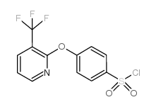 4-{[3-(Trifluoromethyl)pyridin-2-yl]oxy}benzenesulfonyl chloride Structure