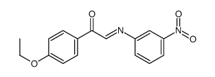 1-(4-ethoxyphenyl)-2-(3-nitrophenyl)iminoethanone结构式